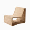 Heirloom Wicker Lounge Chair (1) Heirloom Wicker Lounge Chair & Ottoman