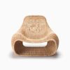 Slimit Wicker Lounge Chair - Brown (2) Slimit Wicker Lounge Chair