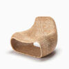 Slimit Wicker Lounge Chair - Brown (6) Slimit Wicker Lounge Chair