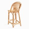 Java Line Rattan Bar Stool